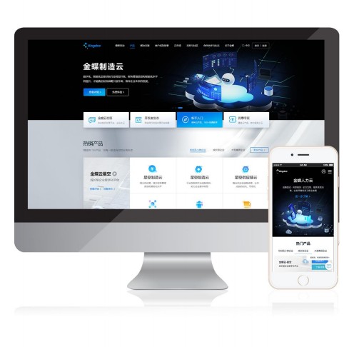 金蝶集团官网设计效果图